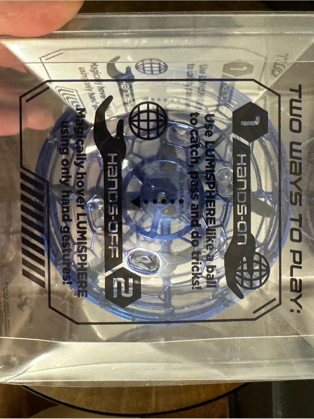 Hand-Controlled Action Orb – Blue - Picture 2 of 2